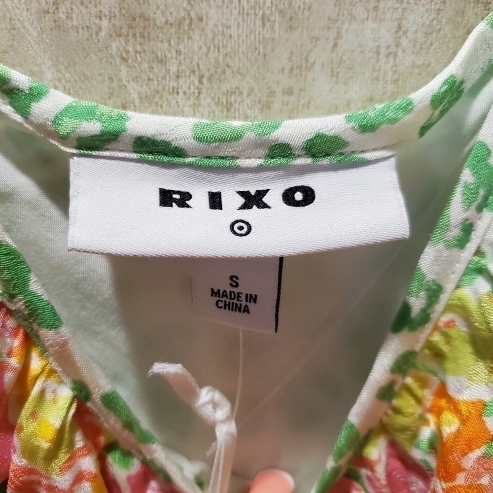 Rixo Sleeveless Ruffle Leopard Slip Midi Dress Nwt - Picture 8 of 11
